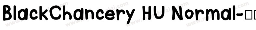 BlackChancery HU Normal字体转换
